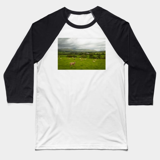 The Volatile Summer of Brecon Beacons - 2014 Baseball T-Shirt by SimplyMrHill